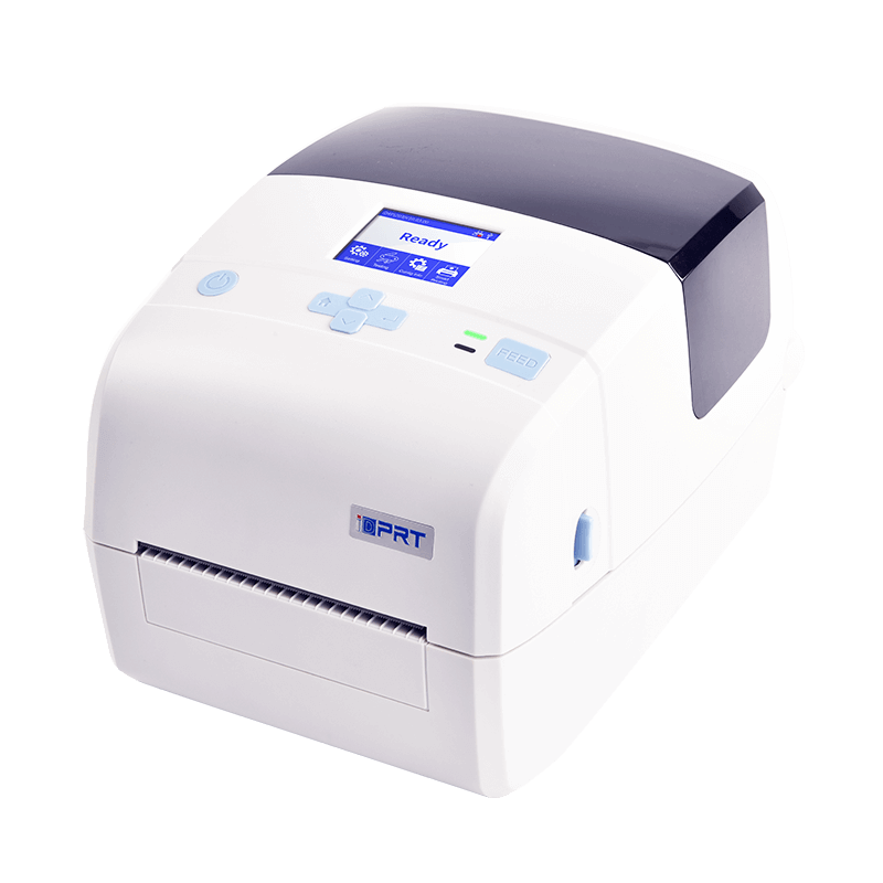 iD4P 4-inch Thermal Barcode Sticker Printer with Color LCD Display[203/300dpi]